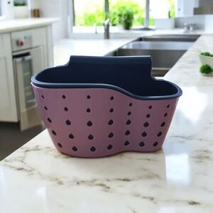 Pink and Gray Kitchen Sink Caddy